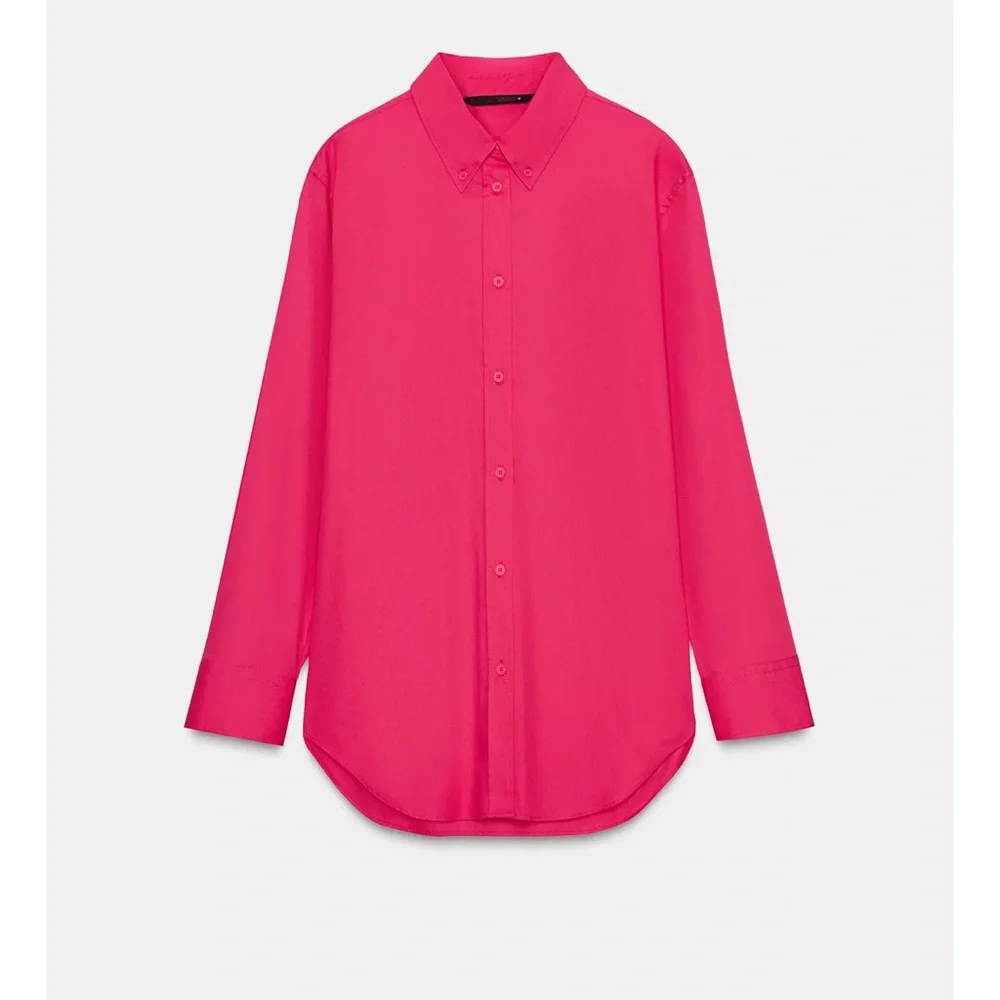 Zara Poplin Shirt - Picture 2 of 6